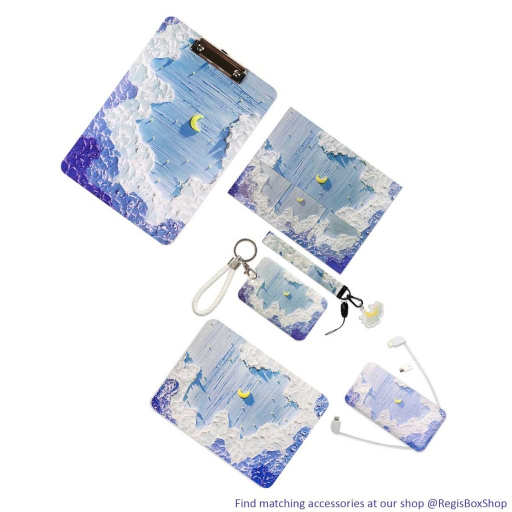 Sky-inspired 3D Clipboard with Grip