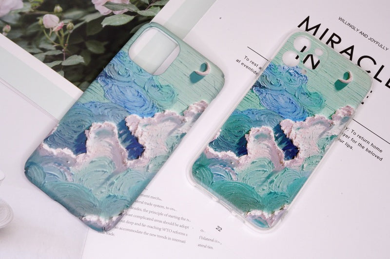 Aesthetic Sky Phone Cases with 3D-like Design