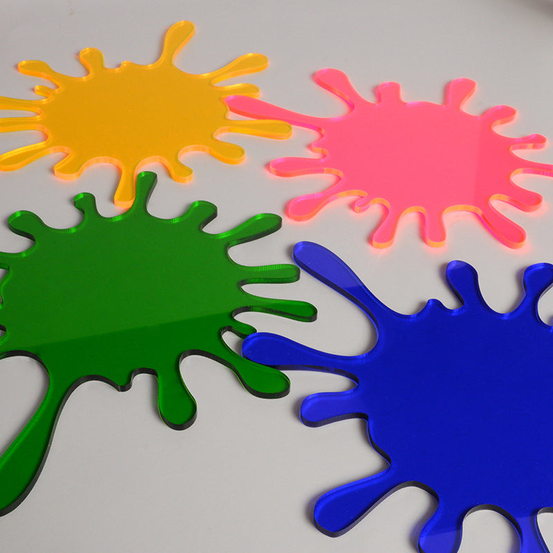 Splatoon Coasters Splatoon Squid Ink Coaster Set Unique Splatoon Gifts (4)