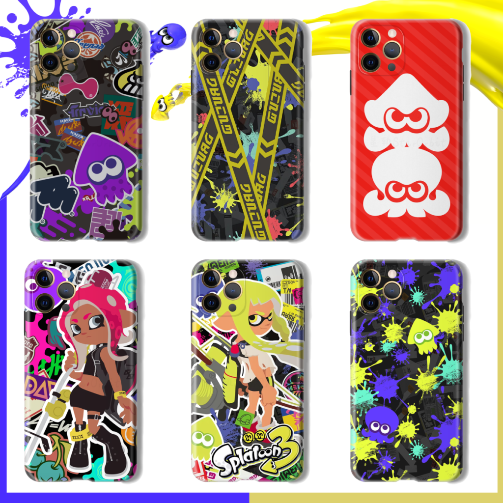 Shock-absorbent Splatoon phone case