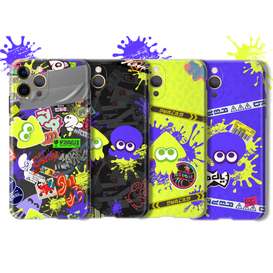 Splatoon TPU Phone Case with Grip