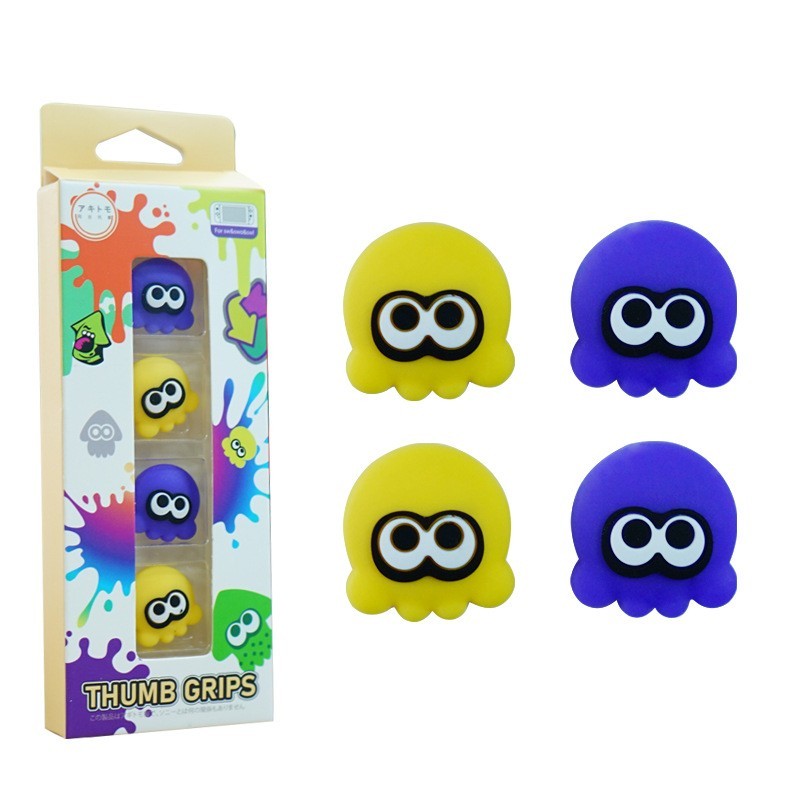 Splatoon Switch Thumb Grips Splatoon 3 Joystick Caps Squid Joystick Cap (1)