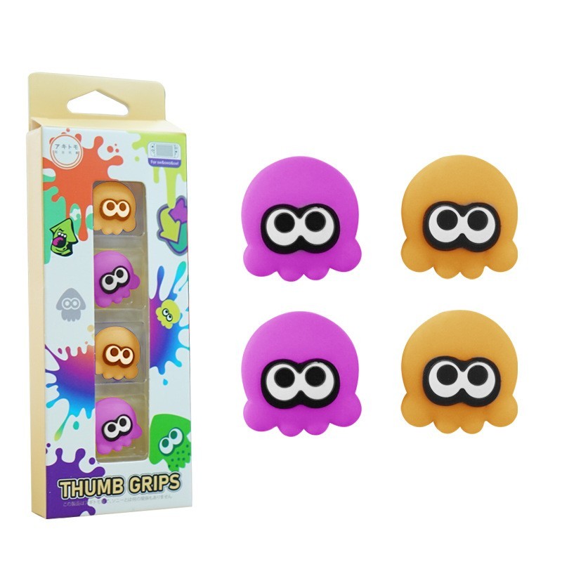 Splatoon Switch Thumb Grips Splatoon 3 Joystick Caps Squid Joystick Cap (4)