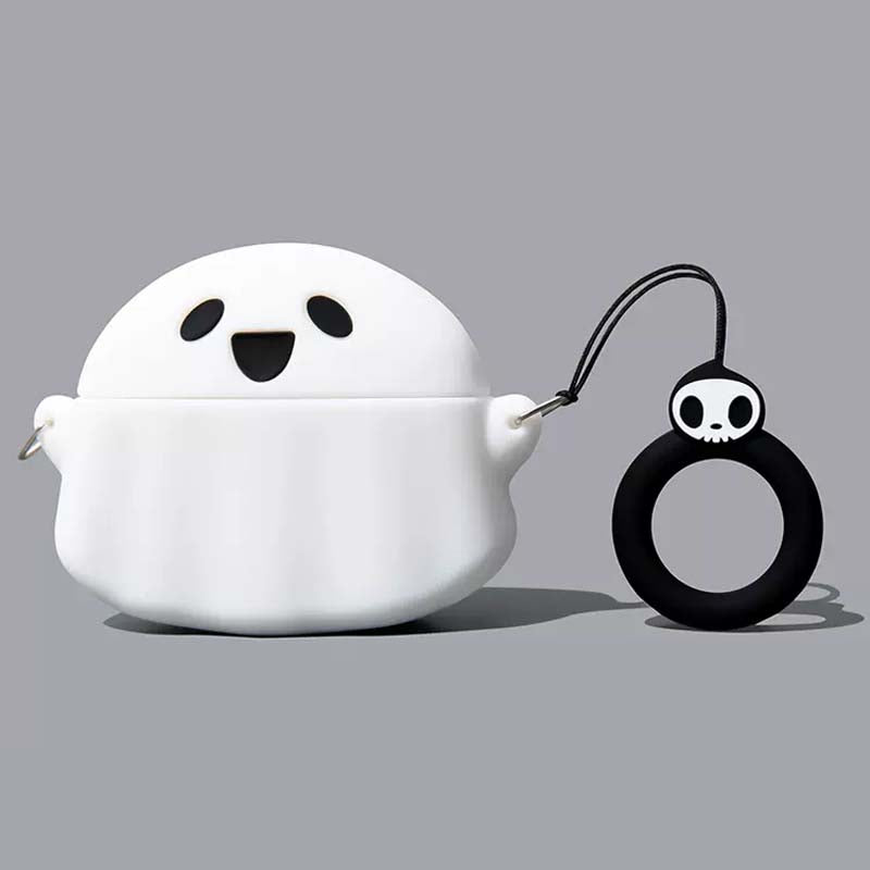 Spooky Ghost AirPods Cases Glowing Halloween AirPods Pro 2 Cover (4)