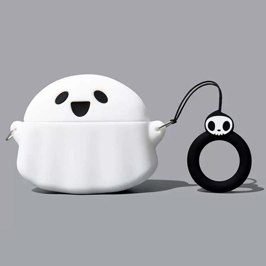 Spooky Ghost AirPods Cases Glowing Halloween AirPods Pro 2 Cover (4)