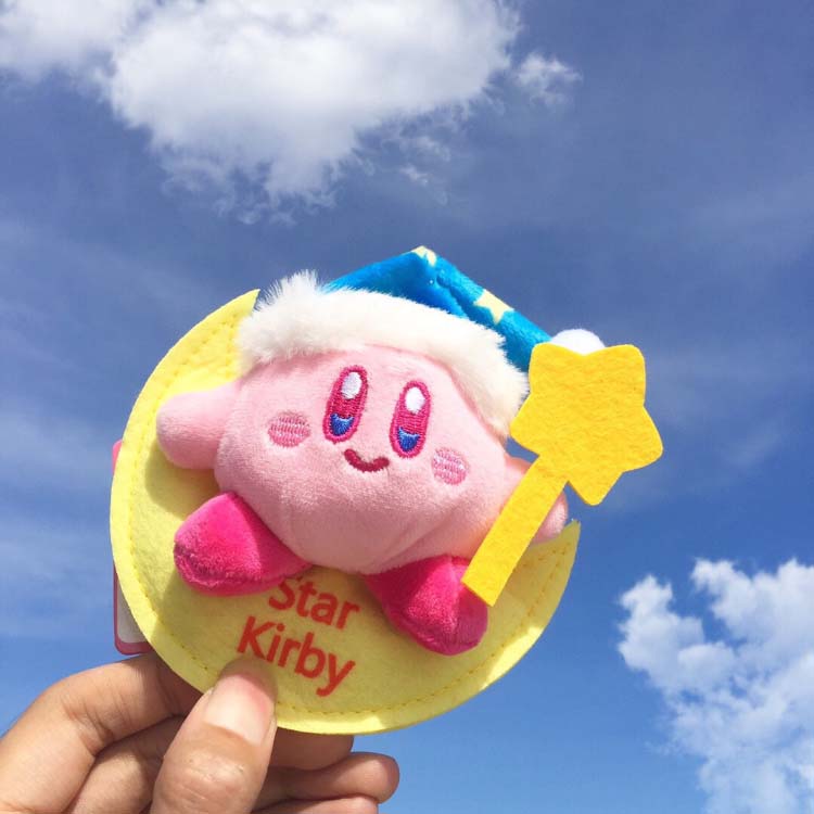 Star Kirby Plush Keychain - Compact and Adorable