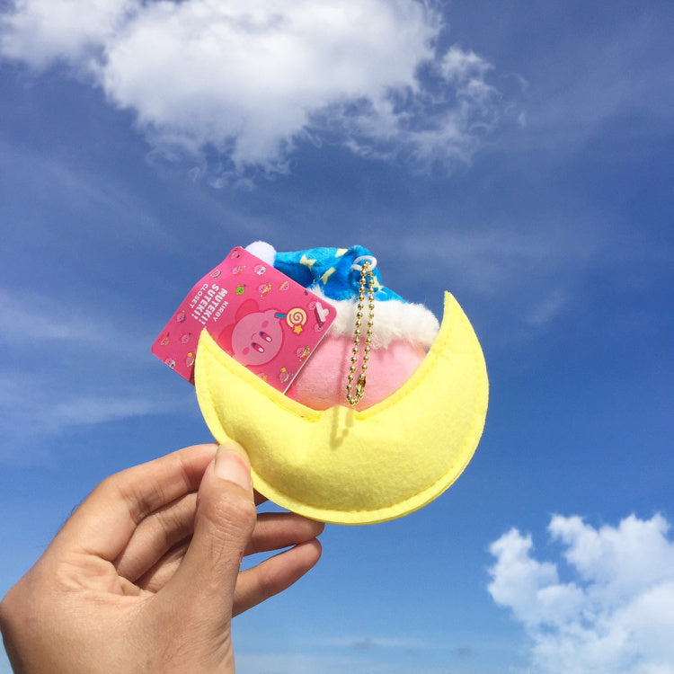 Star Kirby Plush Keychain - Compact and Adorable