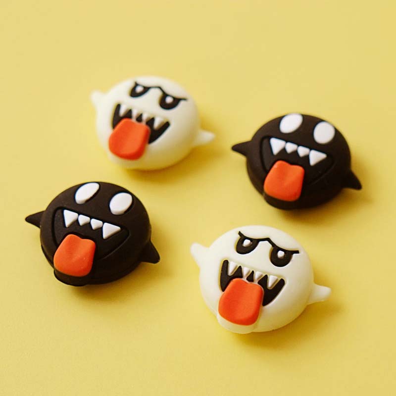Super Mario Boo Thumb Grips Ghost Bomb Boo Switch Joystick Caps Spooky Halloween (2)