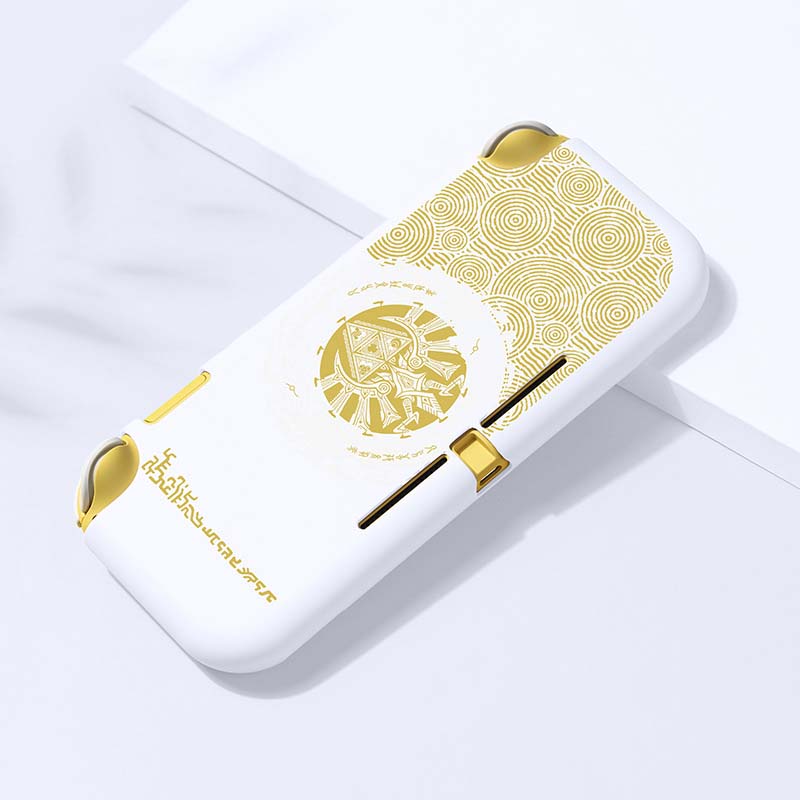 Tears of the Kingdom Switch OLED Case White Gold Legend of Zelda TOTK Switch Cover (1)