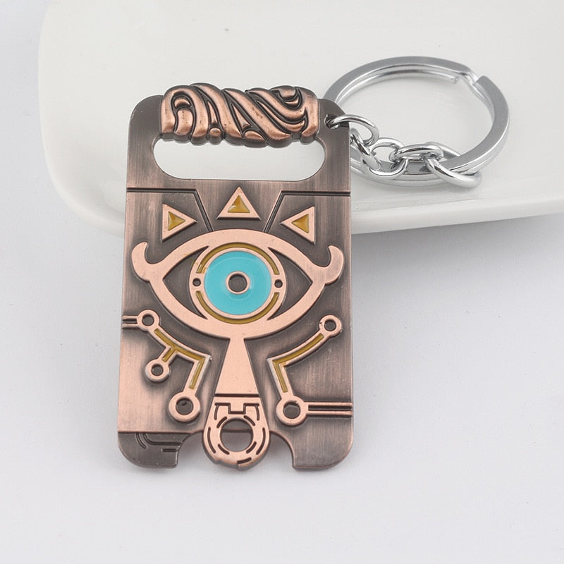 Zelda Sheikah Slate Keychain: Portable Adventure Symbol