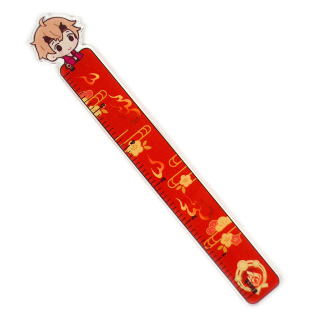 Thoma Genshin Impact Rulers Acrylic Cute Genshin Stationery (8)