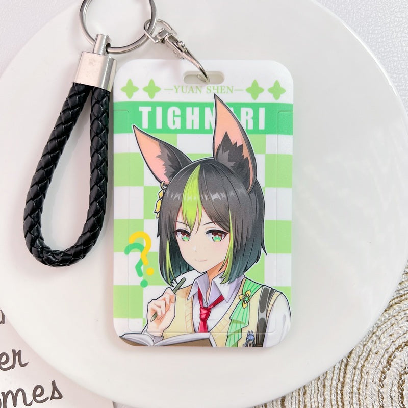 Tighnari Genshin Impact Card Holders Modern Genshin Fanart Badge Holders (12)