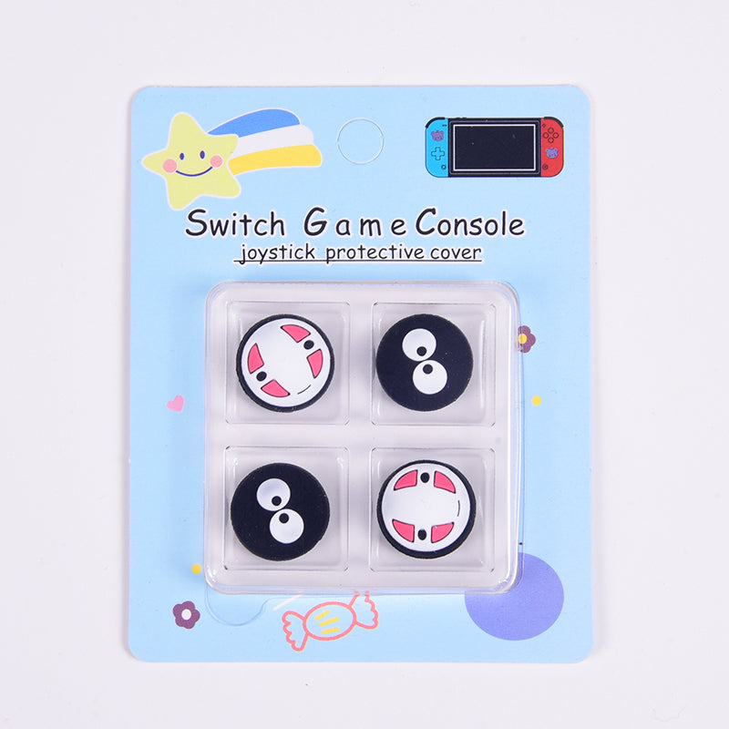 Totoro Switch Thumb Grips Cute No-Face Soot Sprites OLED Joystick Caps Totoro Gifts (3)