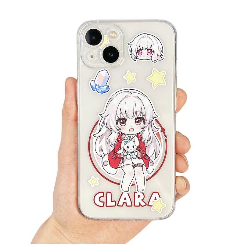 Transparent Honkai Star Rail iPhone Case Cute Star Rail Fanart (4)