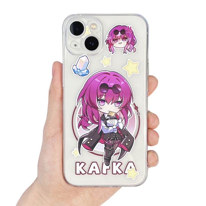 Transparent Honkai Star Rail iPhone Case Cute Star Rail Fanart (5)