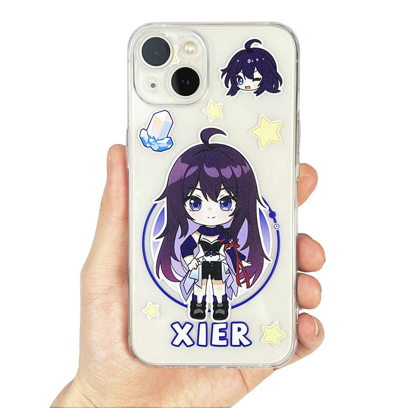 Transparent Honkai Star Rail iPhone Case Cute Star Rail Fanart (6)