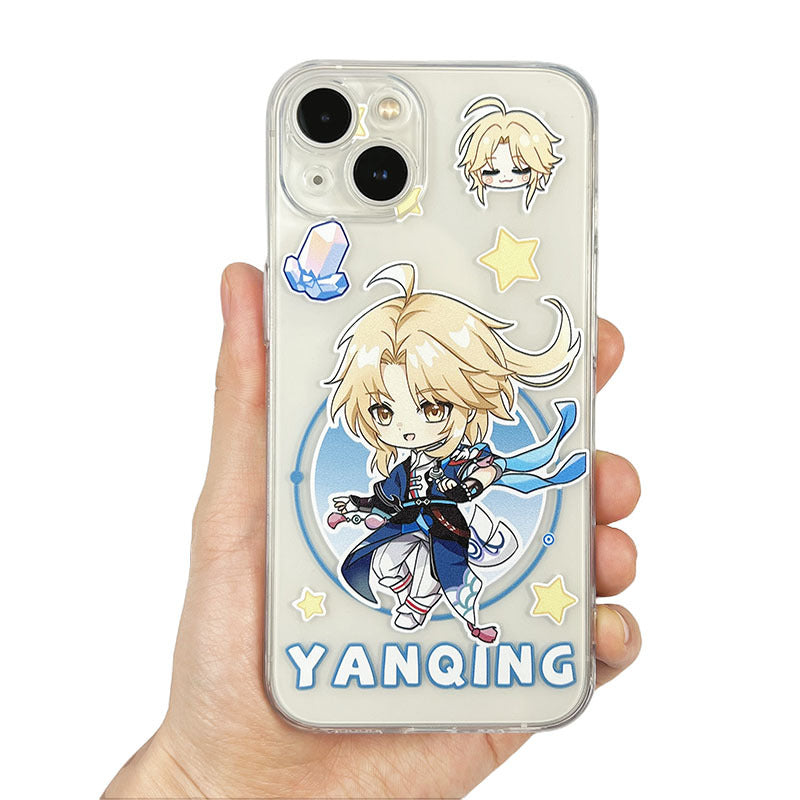 Transparent Honkai Star Rail iPhone Case Cute Star Rail Fanart (7)
