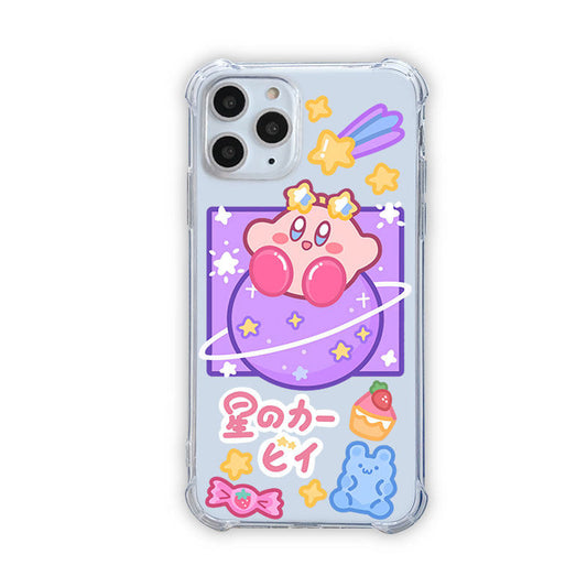 Transparent Kirby Phone Case Kawaii Kirby iPhone Samsung OnePlus Case (1)