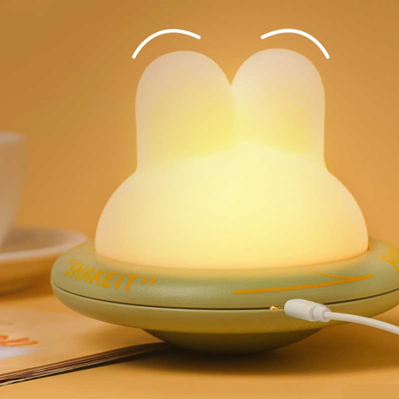 Cute Bunny LED Night Light with Customizable Lighting