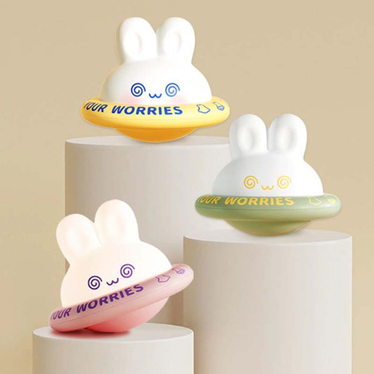 UFO Rabbit Night Light Cute Bunny LED Lights Rabbit Owner Gifts (4)