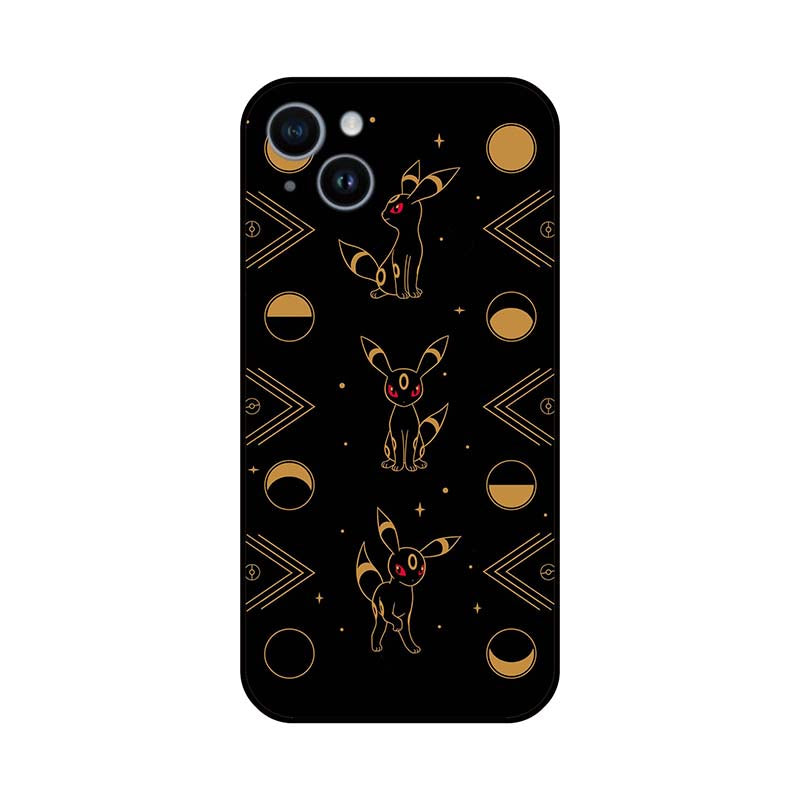 Umbreon Phone Case Black Anime Fox Dog iPhone Case (1)