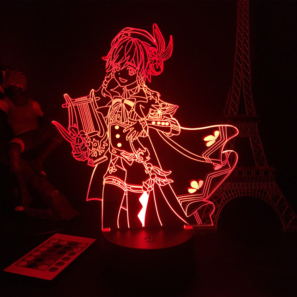 Genshin Impact Desk Lamp with Remote