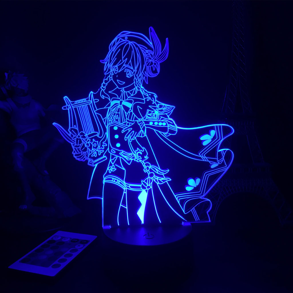 Genshin Impact Desk Lamp with Remote
