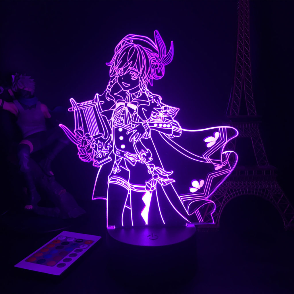 Genshin Impact Desk Lamp with Remote