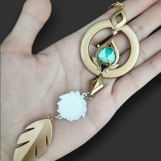 Genshin Impact Scaramouche Keychain: Glowing Vision