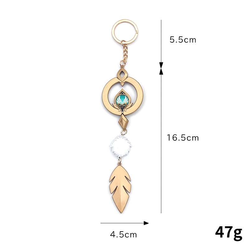 Genshin Impact Scaramouche Keychain: Glowing Vision