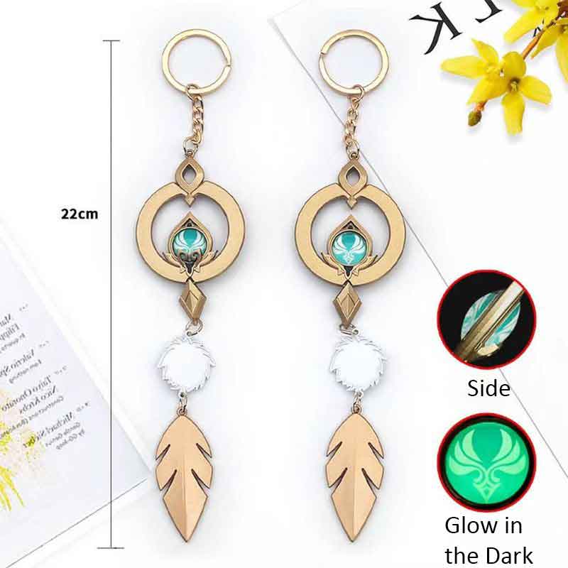 Genshin Impact Scaramouche Keychain: Glowing Vision