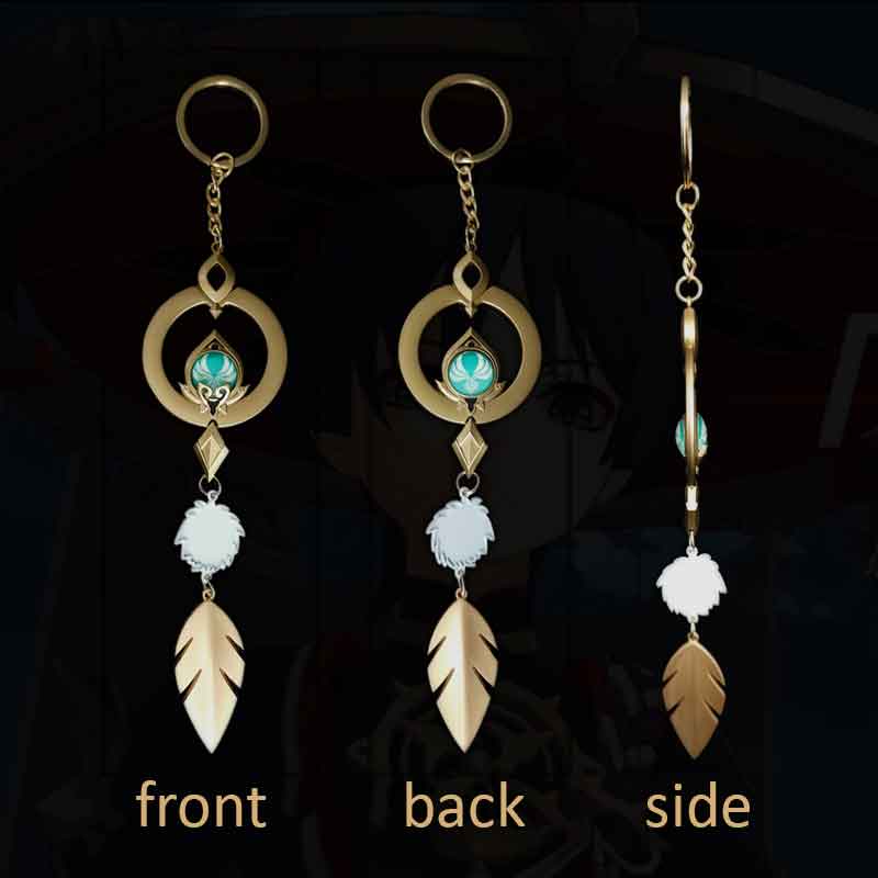 Genshin Impact Scaramouche Keychain: Glowing Vision