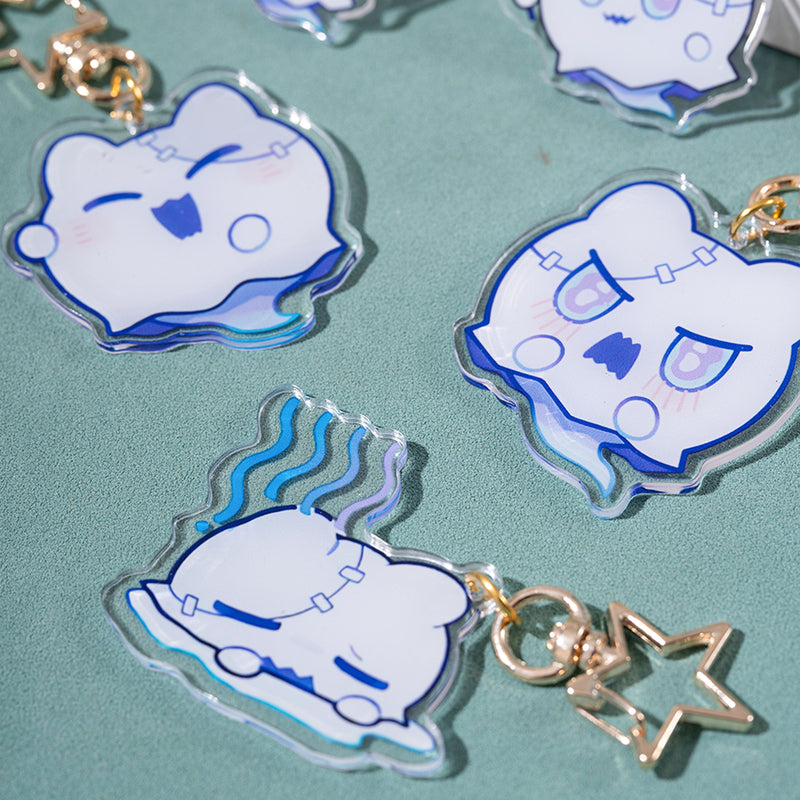 Honkai Star Rail Wubbaboo Keychains