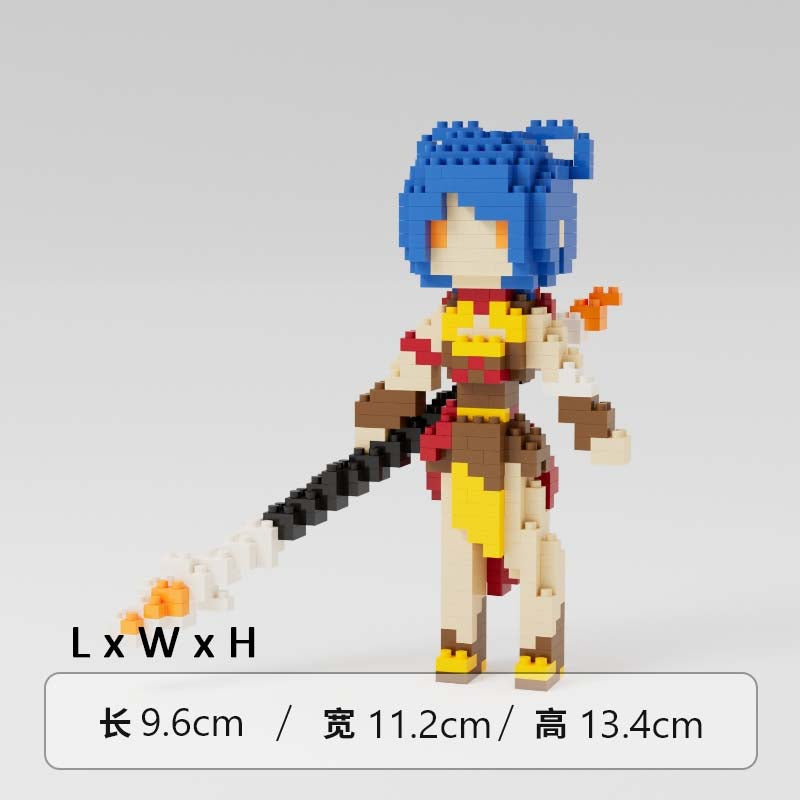 Xiangling Genshin Impact Toy Figure Mini Building Blocks Genshin Impact Merch (12)