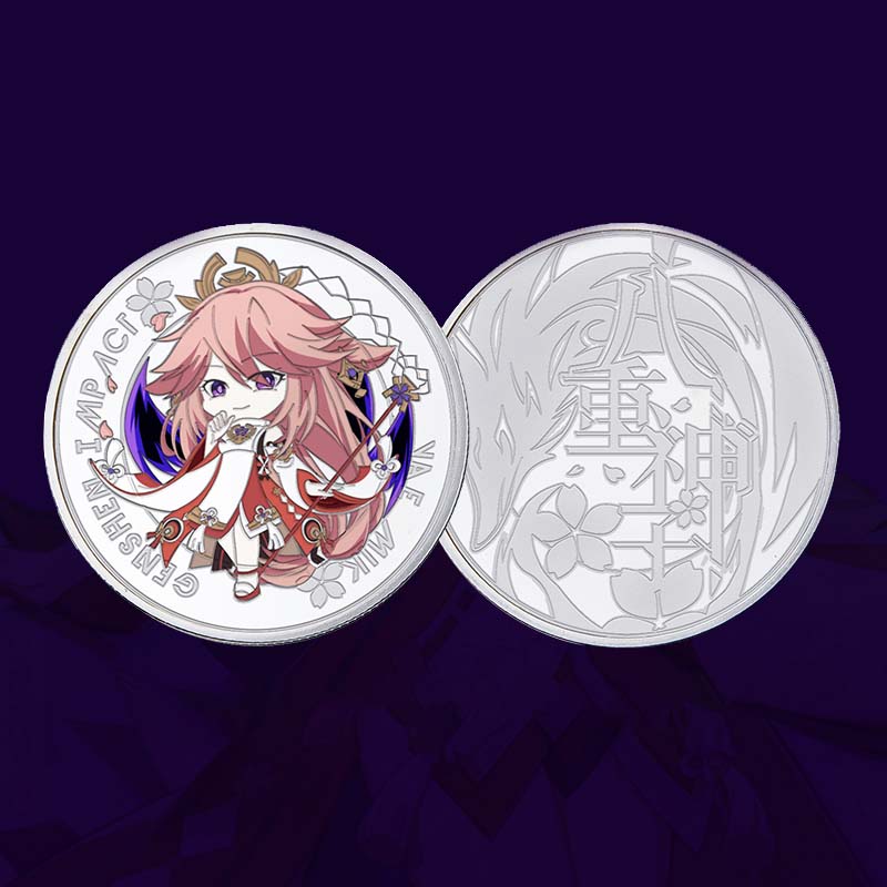 Genshin Impact Collectible Coins with Case