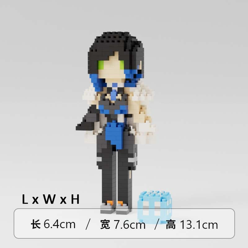 Yelan Genshin Impact Toy Figure Mini Building Blocks Genshin Impact Merch (14)