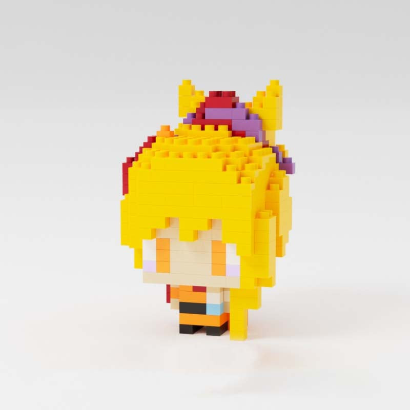 Yoimiya Chibi Genshin Impact Figure DIY Building Blocks Genshin Impact Desk Decor (6)