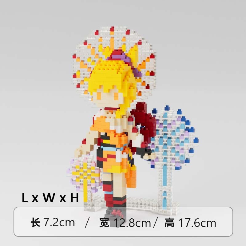 Yoimiya Genshin Impact Toy Figure Mini Building Blocks Genshin Impact Merch (15)