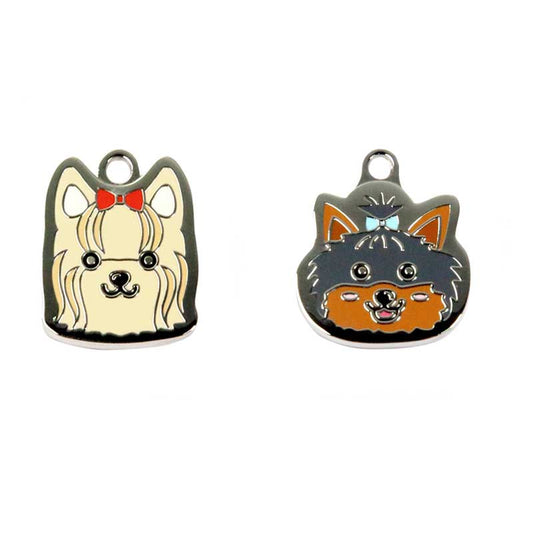 Customizable Yorkshire Terrier Dog ID Tags