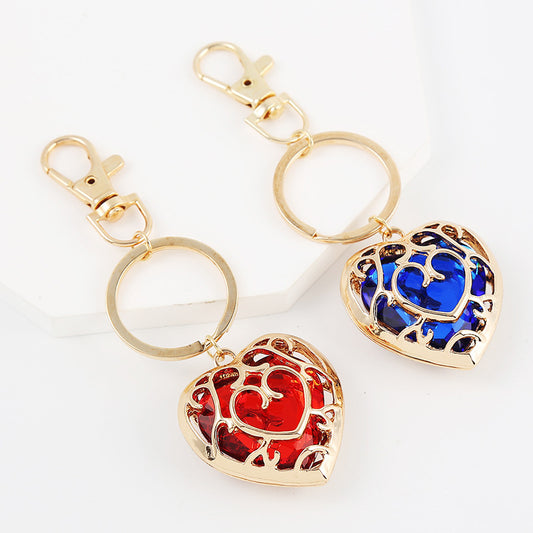 Zelda Heart Container Keychains TOTK BOTW Heart Necklace (9)