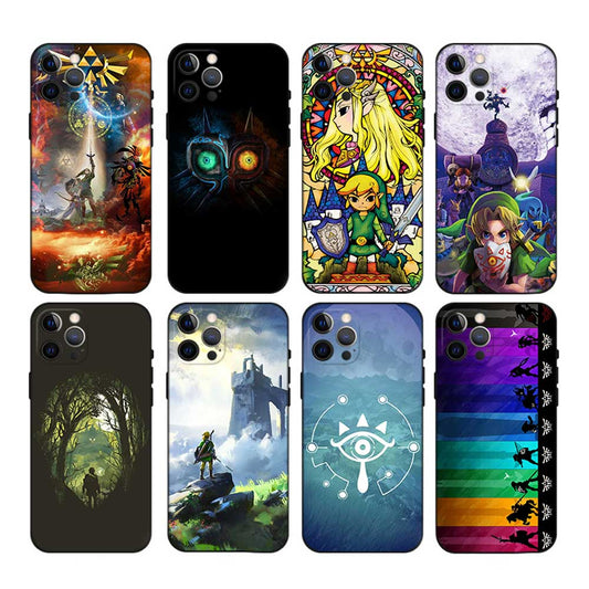 Zelda TPU Phone Case with Border