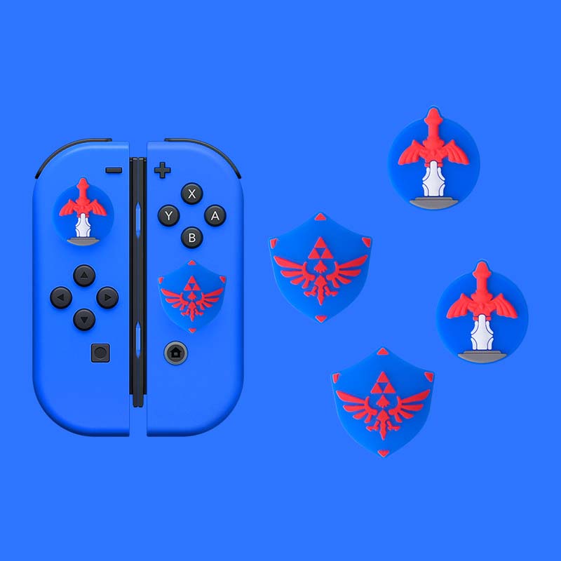 Zelda Skyward Sword Nintendo Switch Zelda Thumb Grips Switch Lite Caps Zelda Joycon Stick Caps (1)