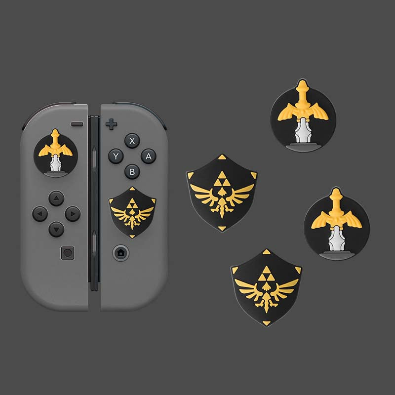 Zelda Skyward Sword Nintendo Switch Zelda Thumb Grips Switch Lite Caps Zelda Joycon Stick Caps (2)