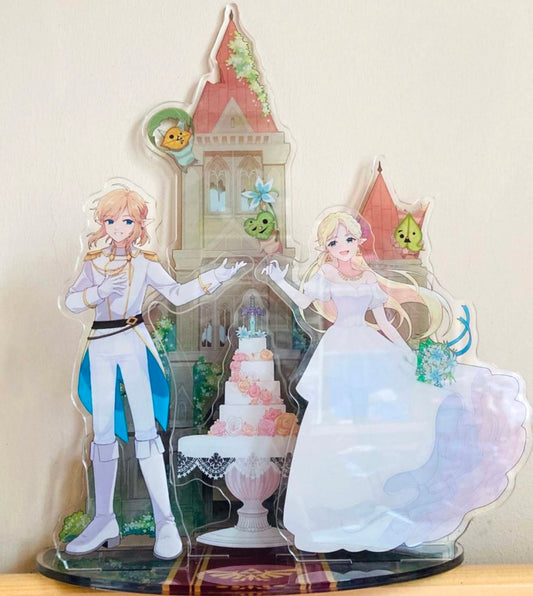 Zelda Standee with Link, Base, Cake