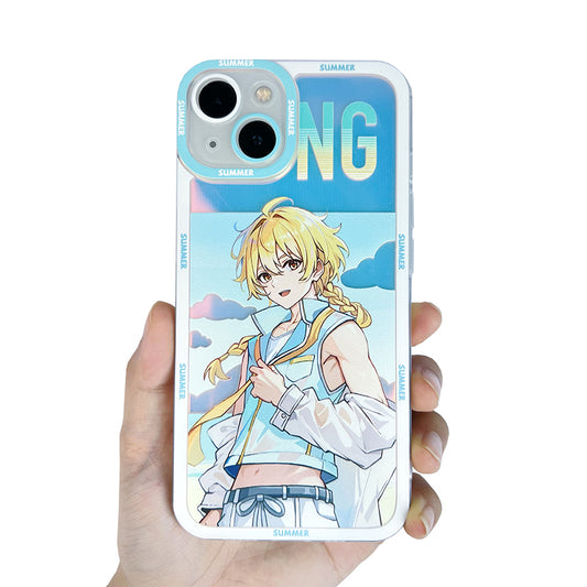 aether Summer Genshin Impact Phone Case Modern Genshin Fanart Beach