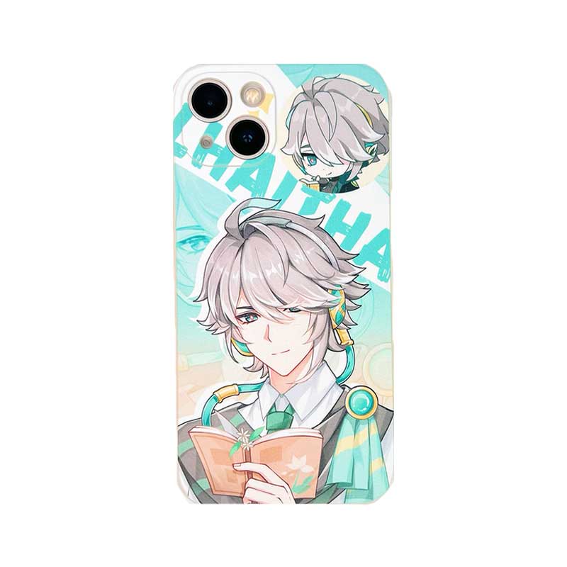 alhaitham School Uniform Genshin Impact Phone Case Cute Genshin Impact Fanart iPhone Case (4)