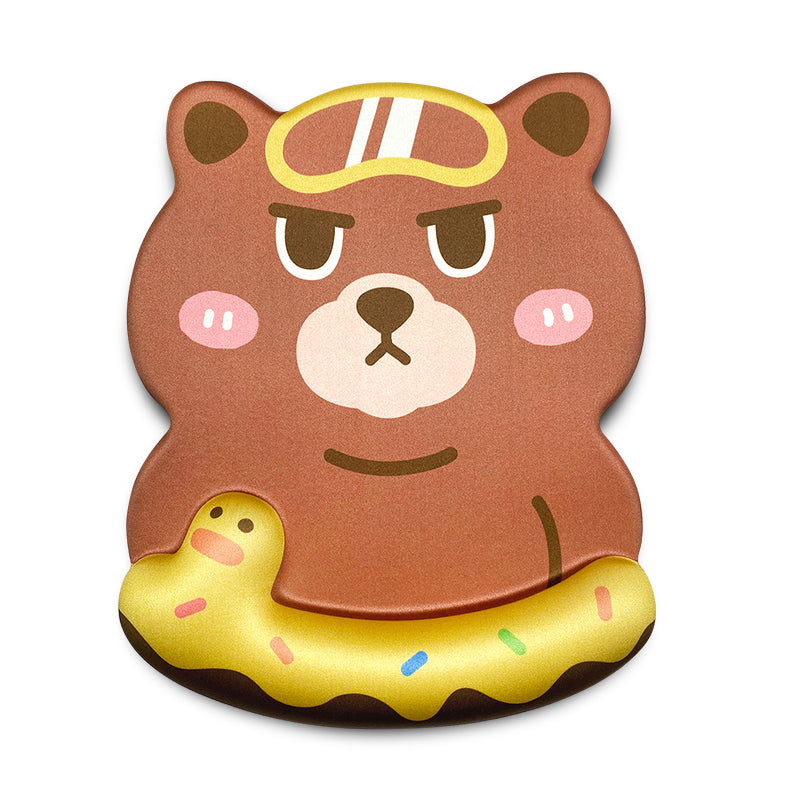 bear mouse pad wrist rest computer mouse pad bear lover gift (1)