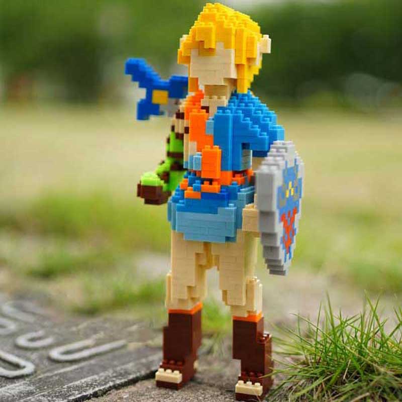 breath of the wild link building blocks zelda toy blocks (2)
