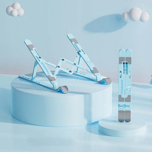 cinnamaroll Official Sanrio Laptop Stand Desktop Foldable Travel Macbook Stand (5)