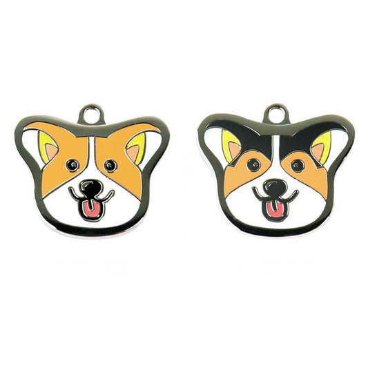 Corgi Dog ID Tags with Free Engraving